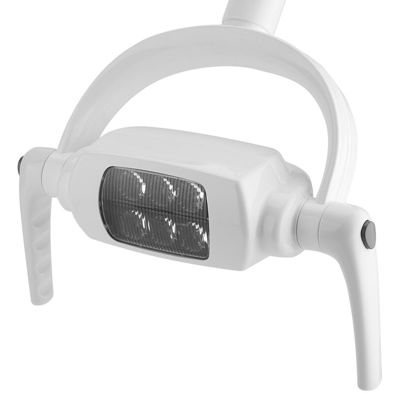 Interruptor de Sensor, lámpara de operación Dental con 6 LED, iluminación sin sombras para blanqueamiento Dental, diámetro de campo de 22/26mm