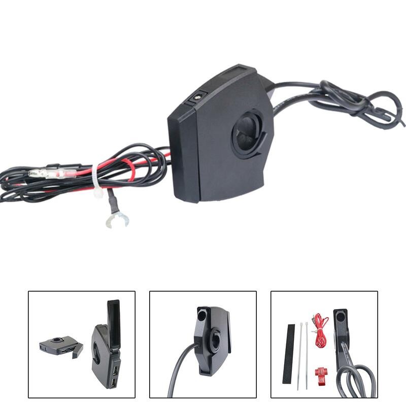 Motorcycle Charger Vehicles 12V 24V A Fixed Handlebar Waterproof Car Charger Motorcycle Accessories for Boat Car Tablet
