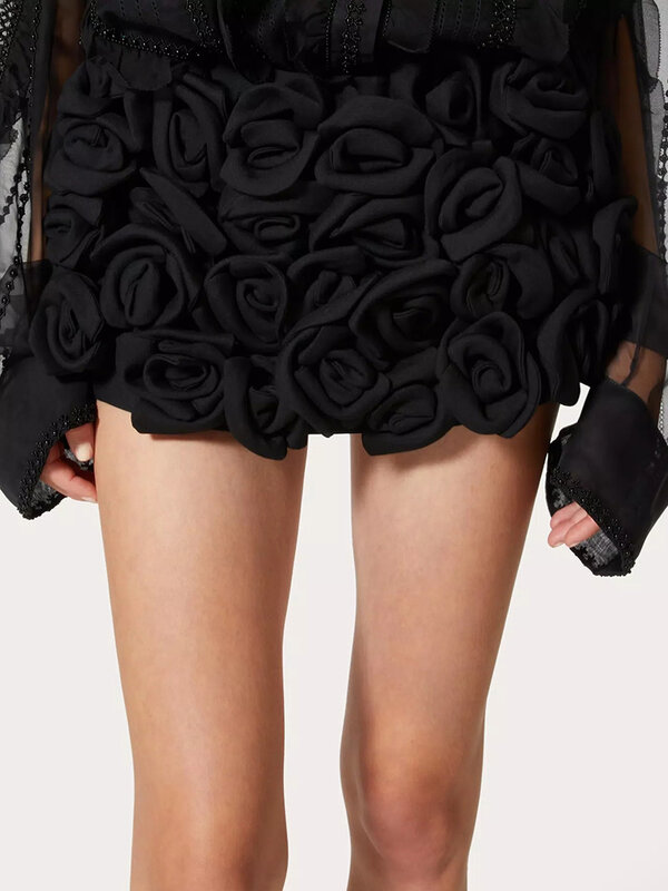Шорты VGH женские с аппликацией в стиле пэчворк, минималистичные облегающие однотонные Короткие штаны с высокой талией, модная одежда