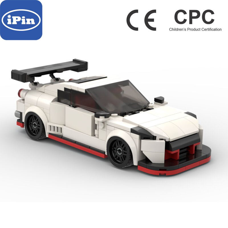 MOC-46583 Sports Car Building Block DIY Technology Assembly Electronic Drawing High TechToys Kids Christmas Gifts