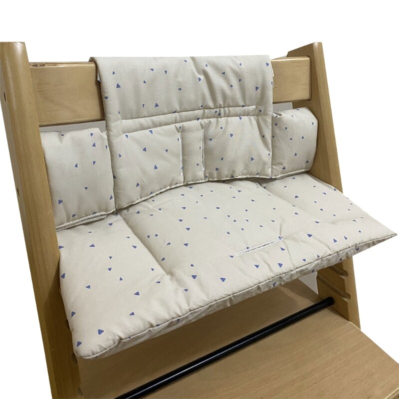 Almofada lavável cadeira alta para crianças, almofadas de apoio para cadeira alta, acessórios para alimentação do bebê, substituição