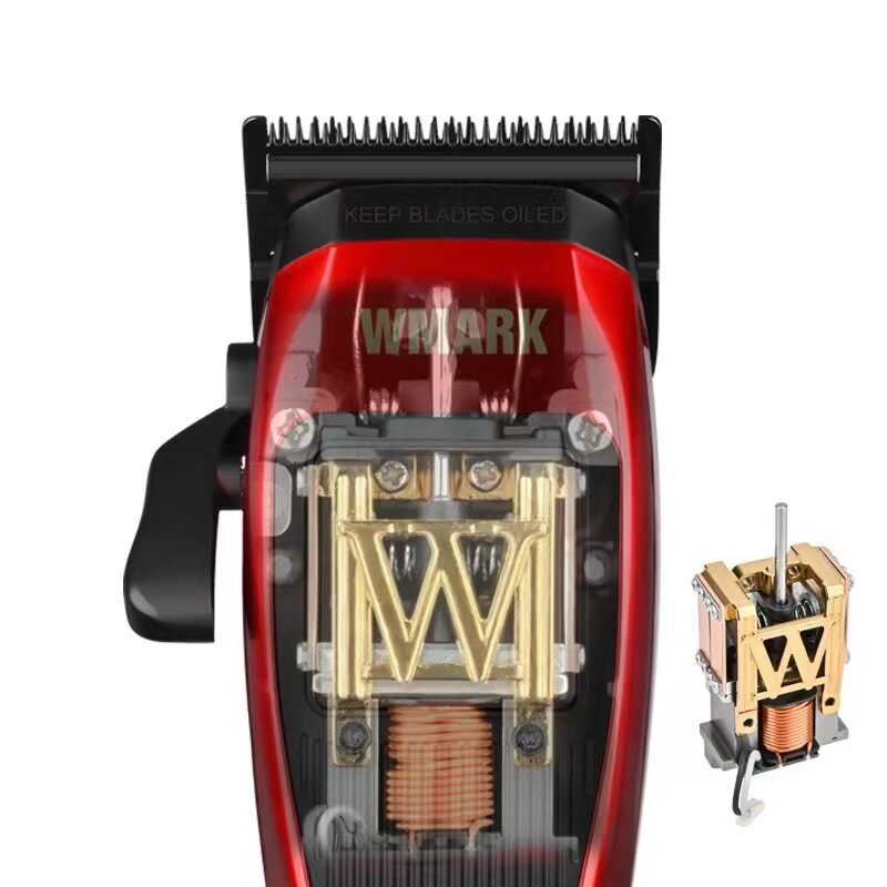 WMARK's new NG-X1 Men's hair clipper 10000 RPM magnetic caliper 3-color replaceable with charging base