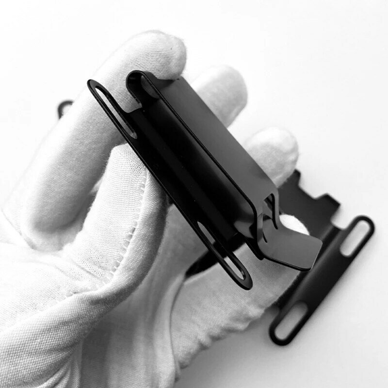 ar livre k bainha clipe transporte aço inoxidável universal clipes rápidos faca bainha clipe cintura ferramenta diy bolso
