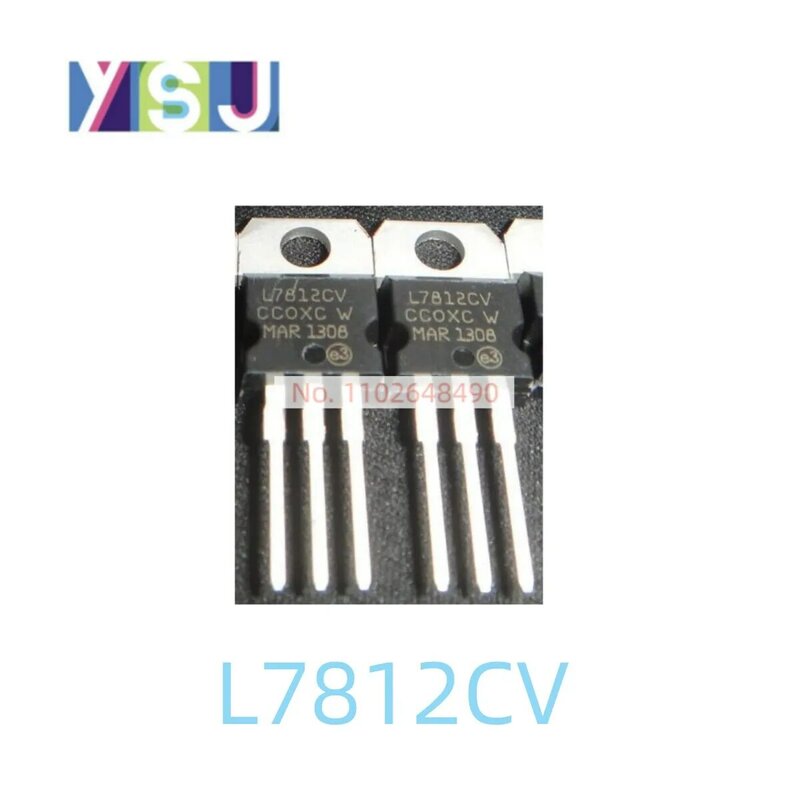 L7812CV IC ใหม่เอี่ยมไมโครคอนโทรลเลอร์ EncapsulationTO-220