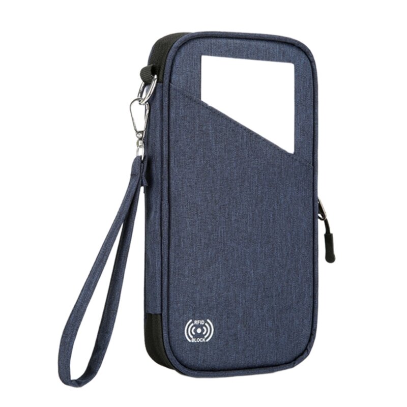 Versatile Travel Wallet with Credit Card Storage Blocking Perfect for International Trips and Business Meetings