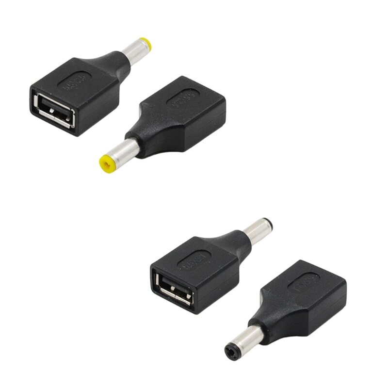 USB に アダプタ USB に 2.5 3.5 4.8 5.5 ミリメートルラップトップ電源コネクタドロップシッピング