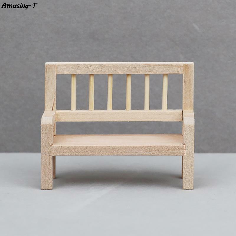 1:12 miniaturowe drewniany stół krzesło dla lalek lalka Model meble domowe akcesoria do zabawek prezent na Boże Narodzenie