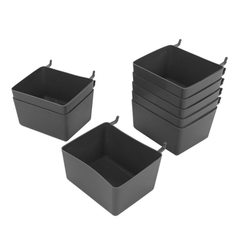 ¡Promoción! Caja de tablero de clavijas, Kit de cubo de tablero, organizador de almacenamiento de cesta de tablero de clavijas, piezas de accesorios de tablero de clavijas para organizar