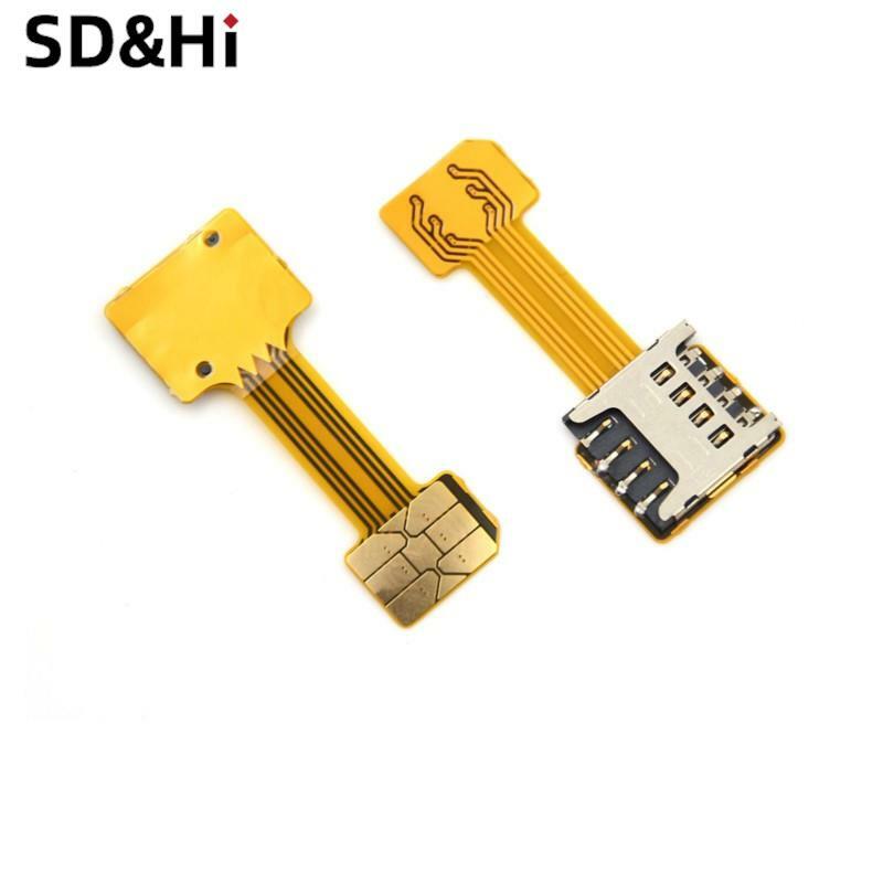 1pc Adapter For Xiaomi/Redmi For Samsung/Huawei Hybrid Double Dual Sim Card Adapter Micro SD Nano Sim Extension