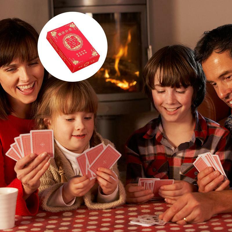 웨딩 테마 포커 카드 놀이, 독특하고 우아한 웨딩 파티, 허니문 독신자 선물