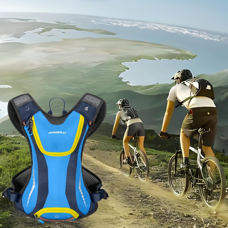Ransel berkendara tas lari ransel sepeda tas Travel taktis mendaki bersepeda mendaki berjalan ringan tahan air