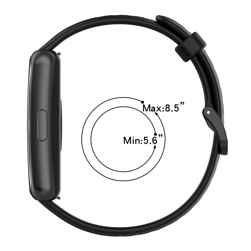 Correa de silicona para reloj inteligente, pulsera de repuesto para Huawei Band 7