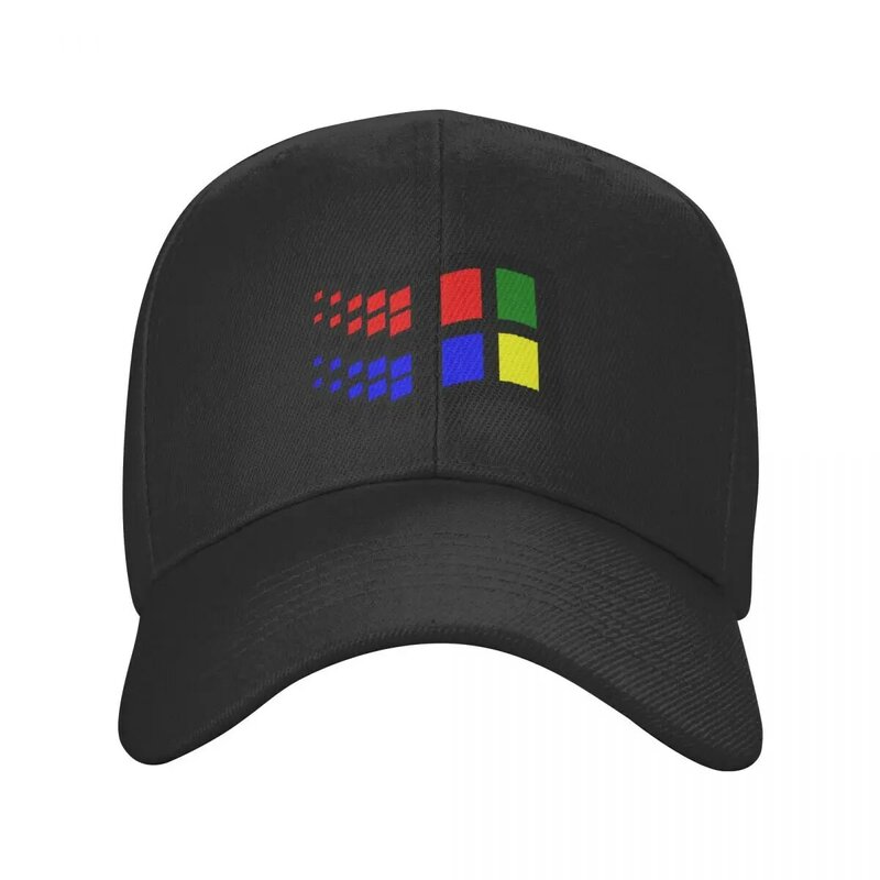 남녀공용 윈도우 3.1 야구 모자, 럭셔리 브랜드 모자