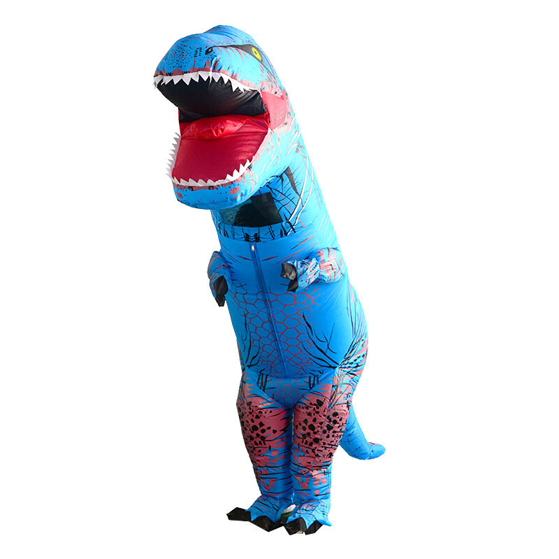 Disfraz de dinosaurio inflable de cuerpo completo para adultos, traje de Cosplay de Anime, fiesta divertida, Halloween