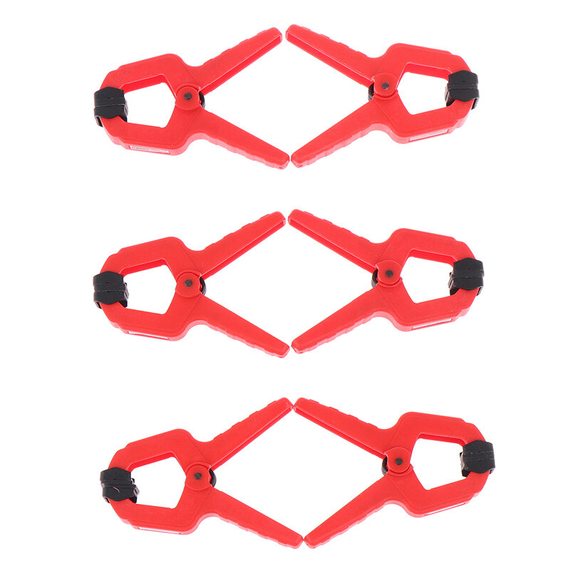 2/4 Pcs Plastic Model Seamless Auxiliary Clips With Silicone Anti-slip Pad Spring Clamps Model Craft DIY Tool Accessories New