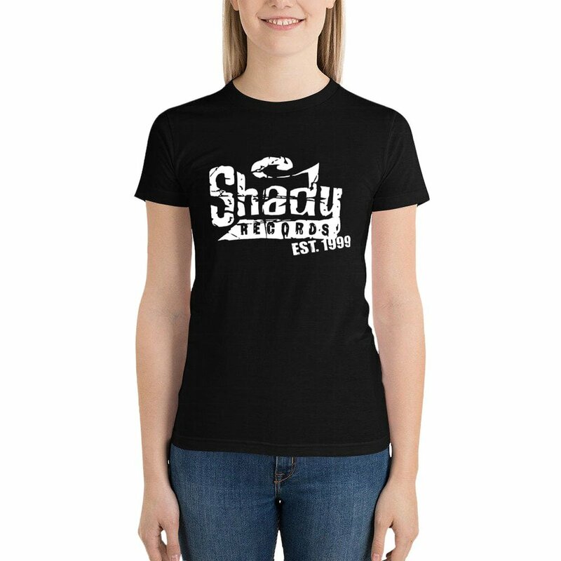 T-shirt graphique Shady Records pour femmes, chemises d'anime, vêtements de printemps, 2024