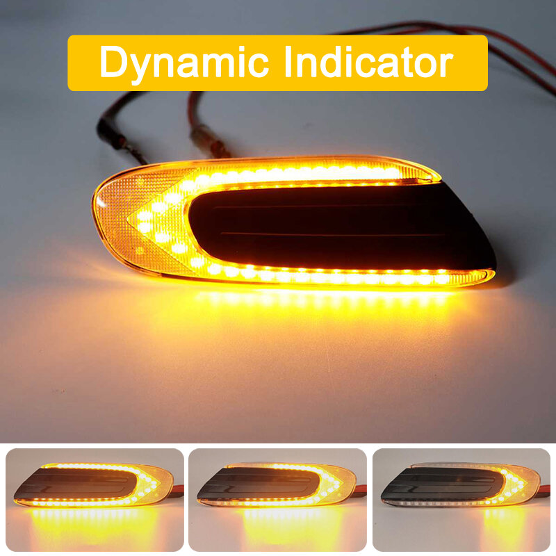 12V Clear Lens Dynamische Led Side Marker Lamp Assembly Voor Mini Cooper F55 F56 F57 2014-2017 Sequential blinker Richtingaanwijzer