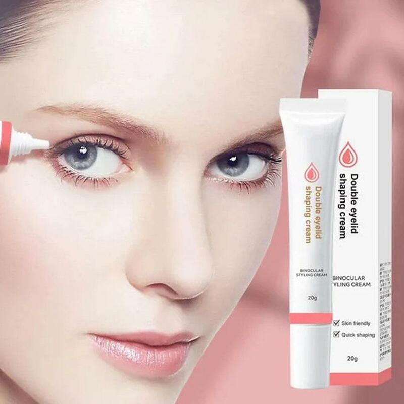 20g Double Eyelid Styling Cream Invisible Eyelid Glue Natural Liquid Eyelid Tape For Women Shaping Outline Charming Eyes B0M1