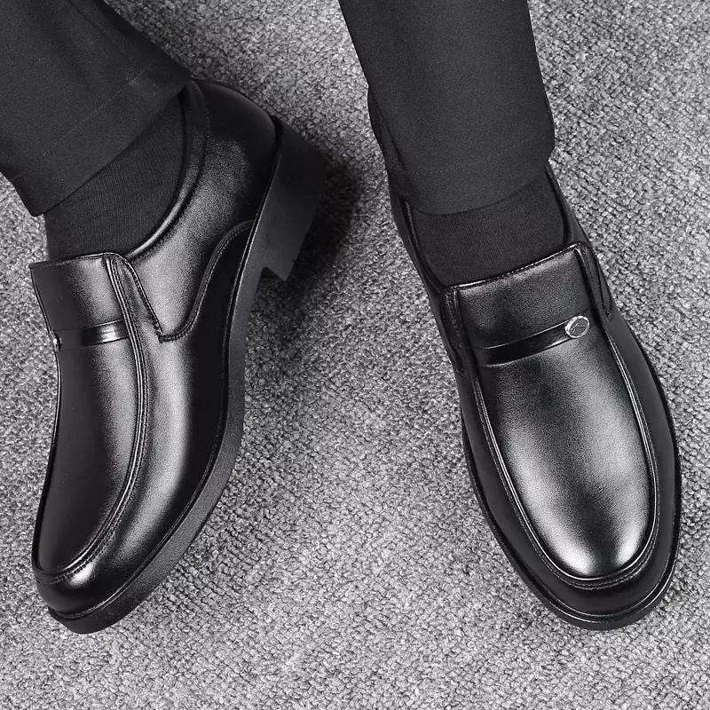Mens Dress Shoes Men's Formal Original Leather Italian Skin Shoes for Men Elegant Casual Business Luxury Social Male Shoe