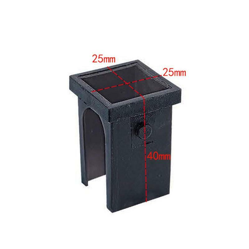 Square Black PP/PE Inner Hollow Variable Diameter Plugs Square End Caps Isolation Sleeve End Has for Fitness Equipment Accessory