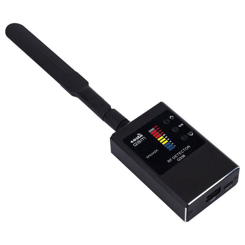 Detector de cámara Digital antiespía G338, alarma de protección, probador Wifi inalámbrico multifunción, dispositivo de señal RF, escáner, detección GPS