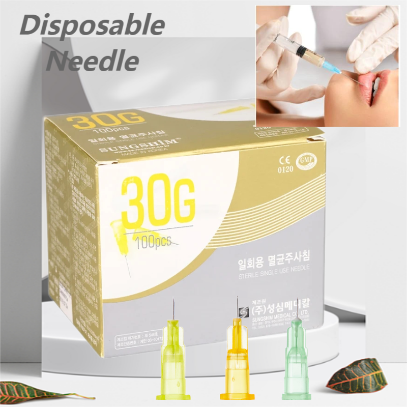 Hot Sale Safety Individual Package 30G 34G 4mm 13mm 25mm Disposable Nano Sharp Tip Body Face Skin Mesotherapy Needle