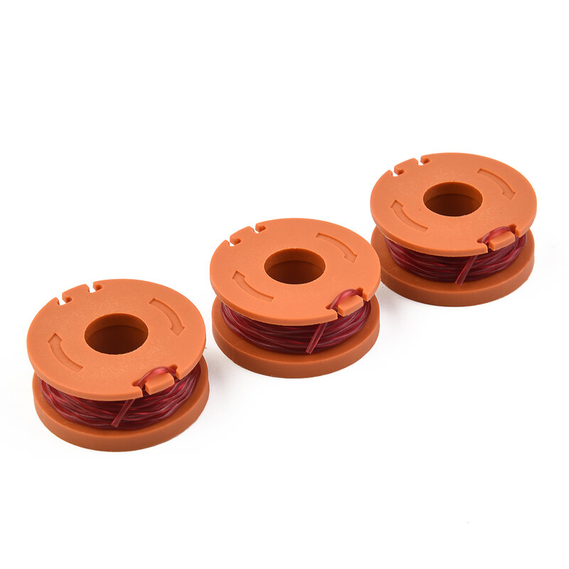 3pcs Spool & Trimmer Line For Argos McGregor 18v MCT2X1825 CLGT18LG/1 WX150 Lawn Mower Strimmer Grass Cutter Spools Lines