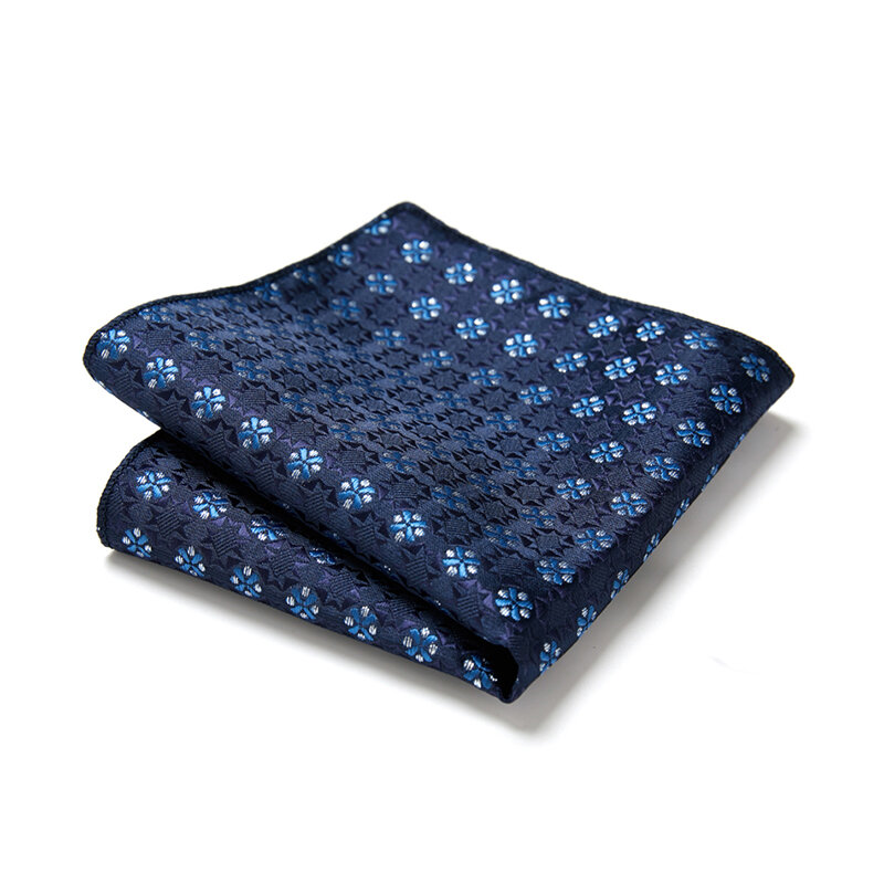 126หลายสีการออกแบบใหม่ล่าสุดทอผ้าไหมผ้าเช็ดหน้า Pocket Square สีน้ำตาลชายเสื้อผ้าอุปกรณ์เสริม Polka Dot Fit Group