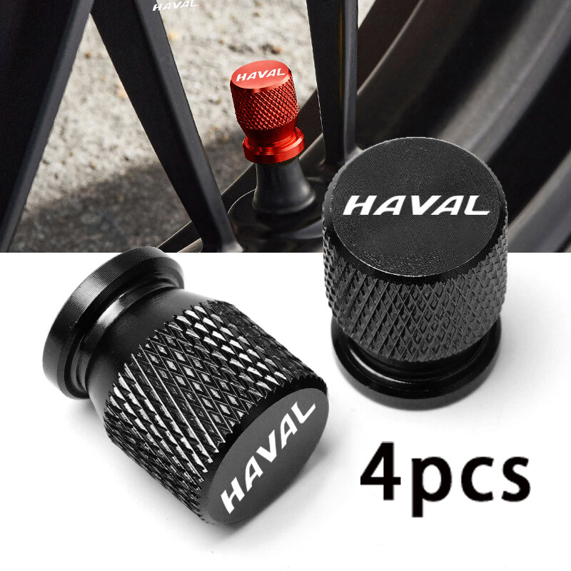 Car Wheel Tire Valve Caps Tyre Stem Covers Airdust Waterproof For HAVAL H2 H6 H7 H8 H9 H2S M6 C50