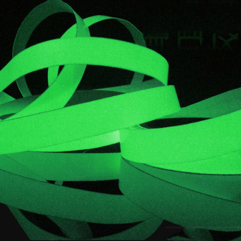 Nieuwe Milieuvriendelijke Lichtgevende Tape Lichtgevende Strips Home Decoratie Stadium Anti-Skid Opslag Pet Tape Pvc Afdrukken Self-Verlichting