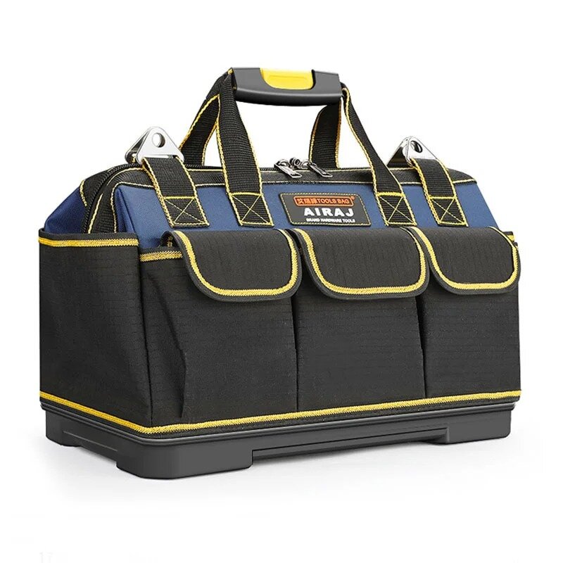 Multifunctional Tool Bag Large Capacity Oxford Canvas Waterproof Bag Wear-Resistant Tool Repair Storage Electrician Bag