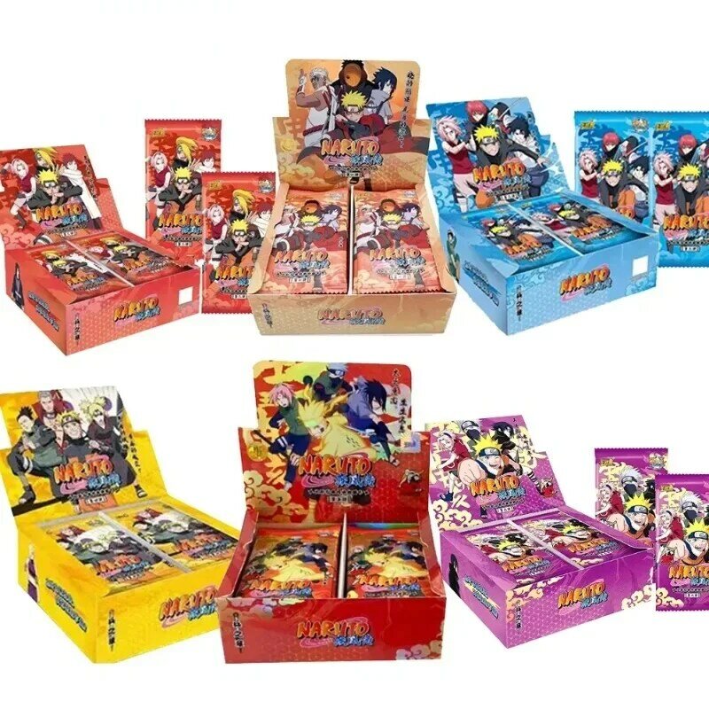 Kayou-juego completo de cartas de Anime para niños, Set completo de colección de cartas de Naruto, SENinjaWorld, BP, Uzumaki, regalo para niños