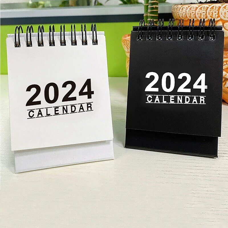 Zwart Wit 2024 2025 Bureaukalender Kawaii Coil Kalender To Do Lijst Maandelijkse Dagelijkse Planner Agenda Organisator Schattige Kantoorbenodigdheden
