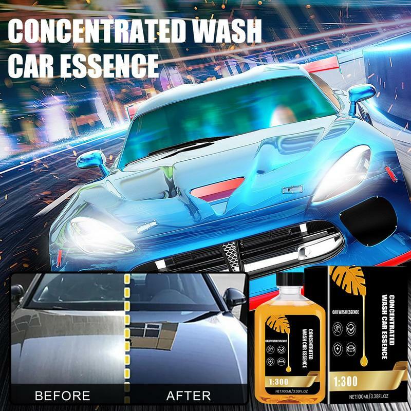 Carnauba Car Wash And Wax 100ml Foaming Shine Restoration Cleaning Agent Car Exterior Accessories Car Care For Body Wheels