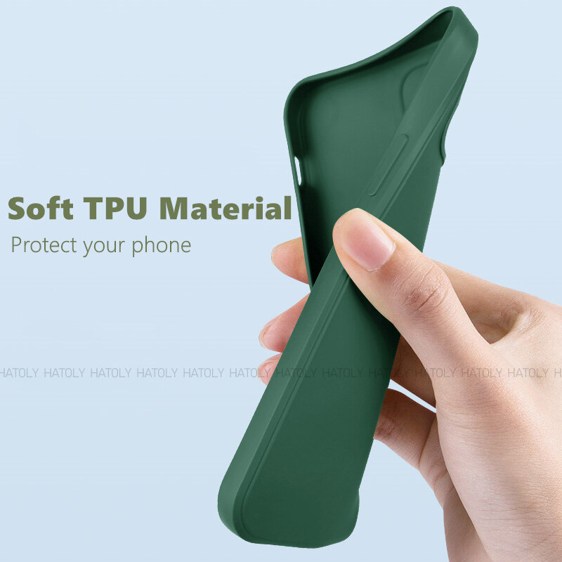 Funda de silicona líquida a prueba de golpes para Samsung Galaxy M15 M55, carcasa de lujo Original de TPU