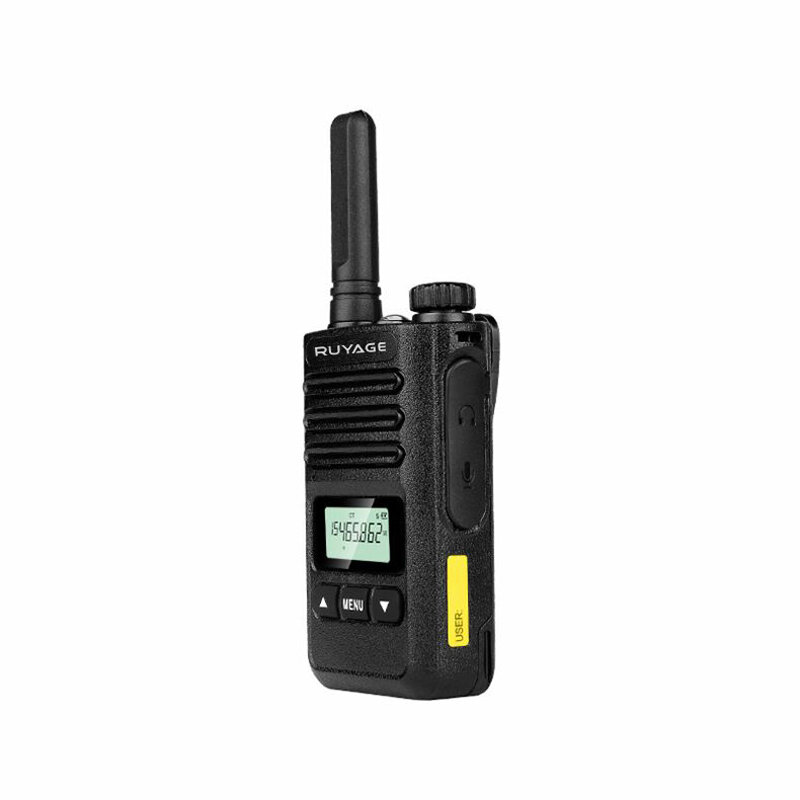 Ruyage – Mini talkie-walkie professionnel sans fil T2, émetteur-récepteur Fm Uhf, Radio-réveil Portable bidirectionnel