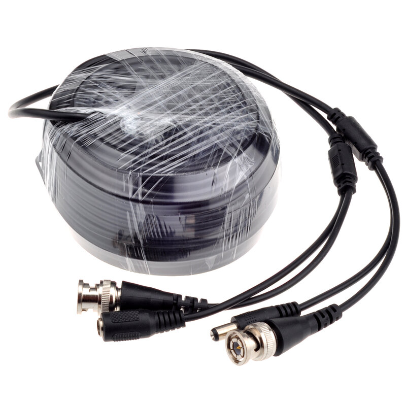 Gadiinan – câble de sortie vidéo DC pour vidéosurveillance, câble BNC de 5M/10M/15M/20M/30M/40M/50M en option pour système AHD/analogique BNC, Kit DVR