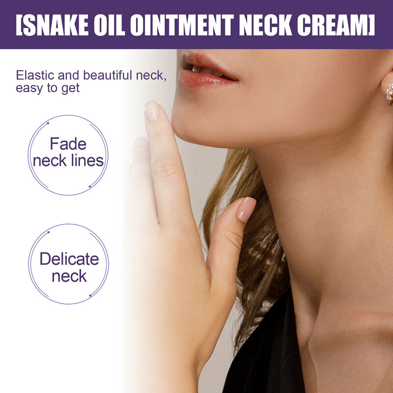Crema antiarrugas para el cuello, elimina las líneas finas del cuello, elimina la doble barbilla, hidrata, nutre, reafirmante, antiedad, cuidado de la piel