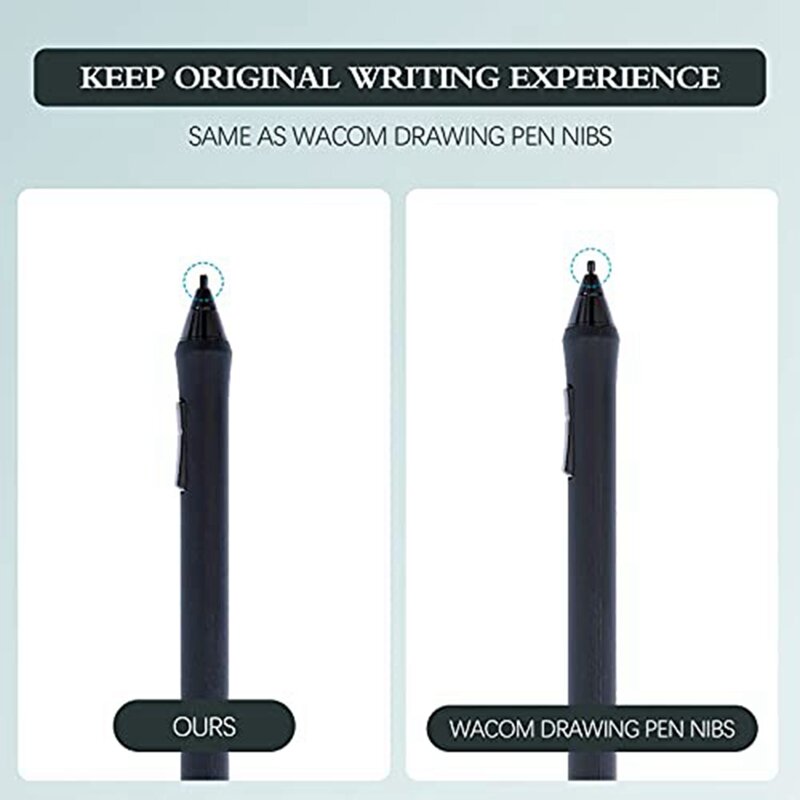 20 Stuks Vervangende Reserveonderdelen Standaard Pen Nibs Zwarte Navulling Pen Penpunten Compatibel Met Bamboe Ctl471 Ctl671 Ctl672 Cth480