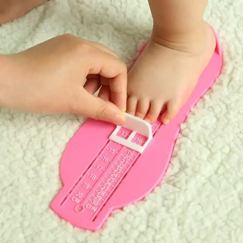 Sepatu Bayi Anak-anak Alat Ukur Ukuran Sepatu Kaki Kit Penggaris Perangkat Bayi 6-20Cm