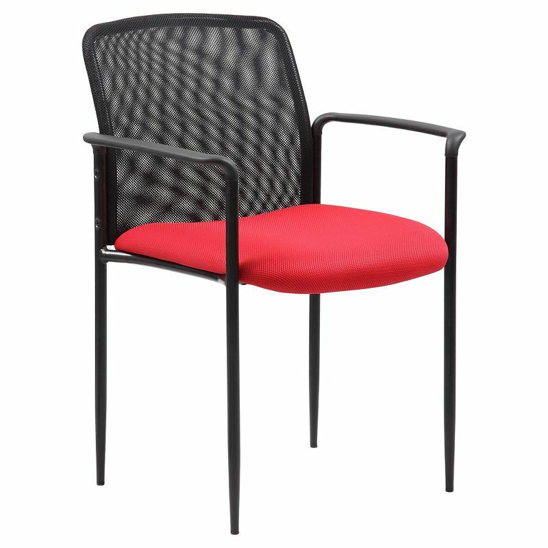 Cadeira vermelha do escritório, estilo contemporâneo