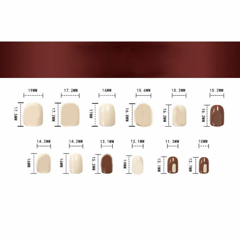 Short Square False Nails Fashion White Butterfly French Press on Nails Detachable Full Cover Nail Tips DIY