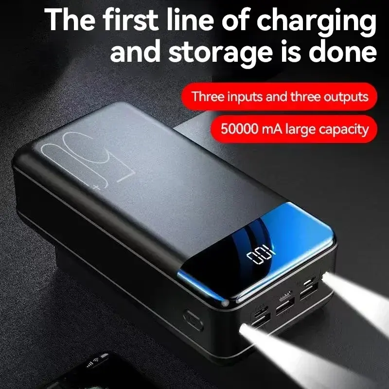 200000mAh Large Capacity Power Bank Mobile Phone Super Fast Charging Mobile Power Tablet Mobile Computer External Power Supply