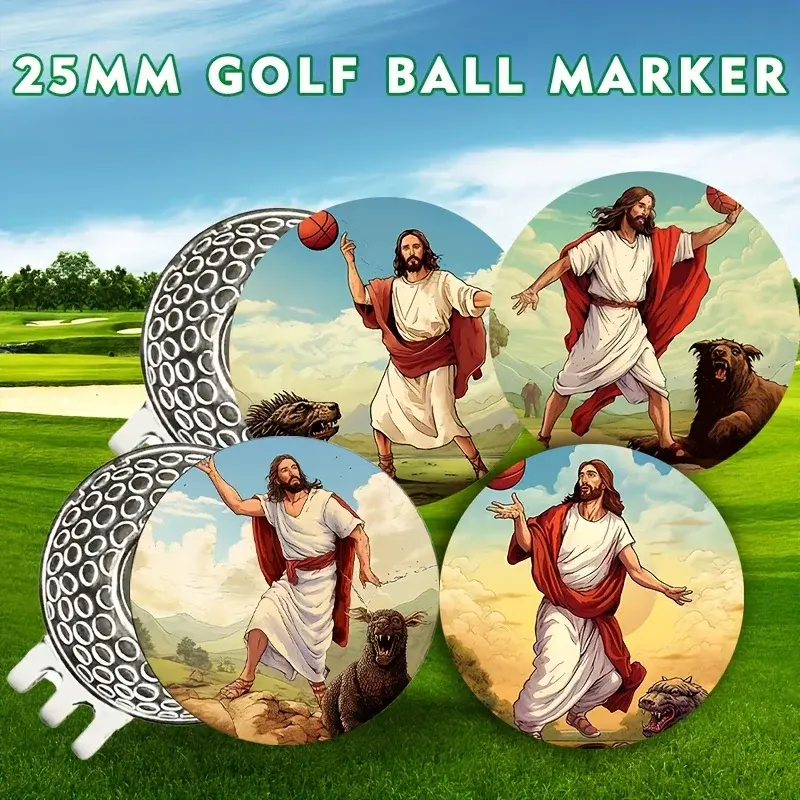 Гольф-клуб со стандартными аксессуарами для гольфа, Настраиваемые метки для мяча, украшение для гольфа