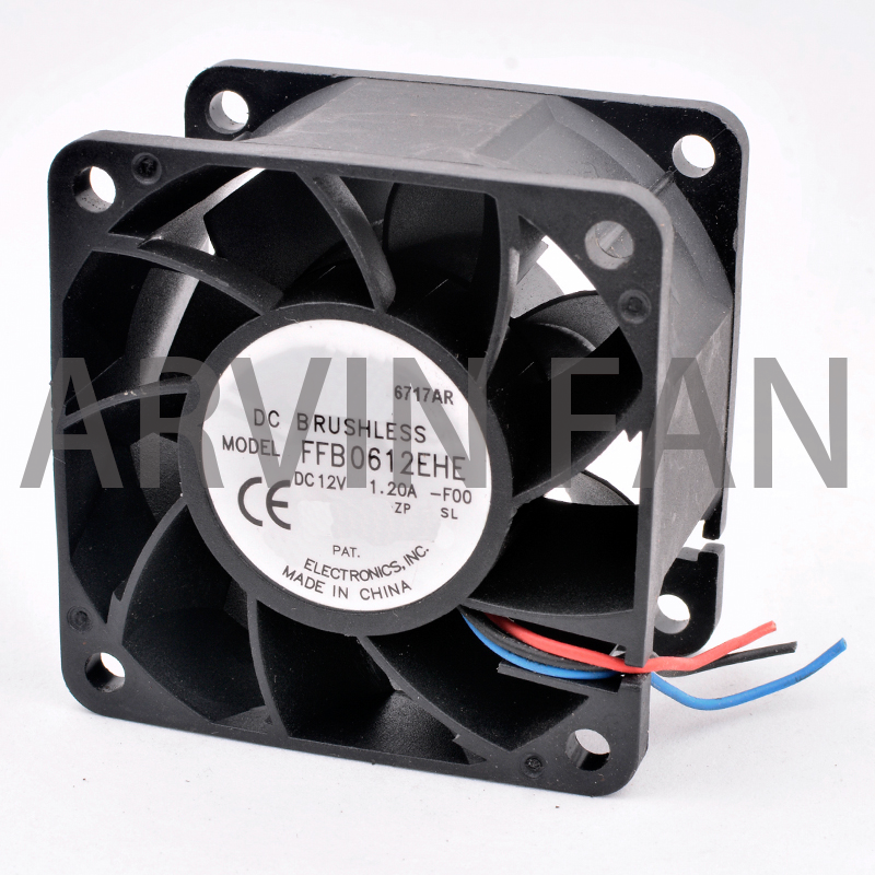 Brand New Original FFB0612EHE 6cm 60mm 60x60x38mm DC12V 1.20A Server Chassis Iarge Air Volume Cooling Fan