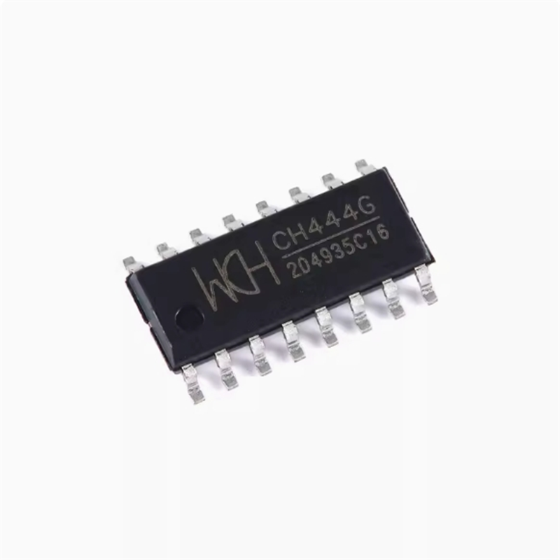 Chip de interruptor analógico de baja resistencia, 5 piezas, CH444G SOP-16 2, polo único, cuatro tiro, 5V