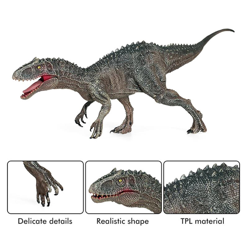 Indominus Rex mainan rahang bergerak, mainan tokoh dunia hewan dinosaurus hadiah mainan figur dinosaurus