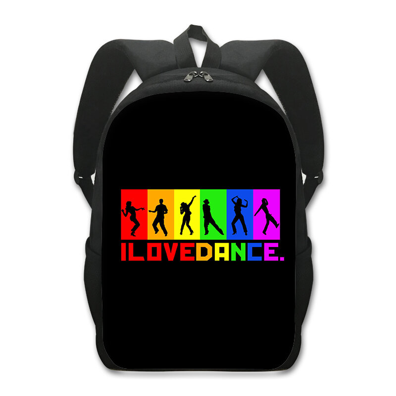 Ransel dansa Hip Hop tas punggung Pria Wanita ransel anak untuk Remaja tas punggung Laptop tas buku Hiphop