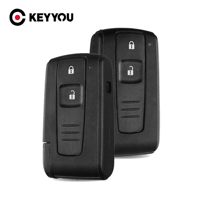 KEYYOU-llave inteligente de coche, 2 botones, reemplazo, para Toyota 2004, 2005, 2006, 2007, 2008, 2009, Corolla Verso Camry