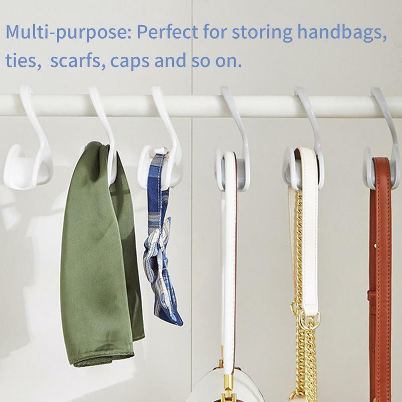 Colgador de bolsas para armario, perchas de alta resistencia para bolsos, soporte para estante, ganchos montados en la pared para bolsos, toallas y mochilas